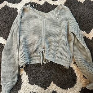 Sincerely Jules Sage V-Neck Sweater